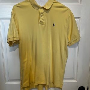 Mens Yellow Polo
